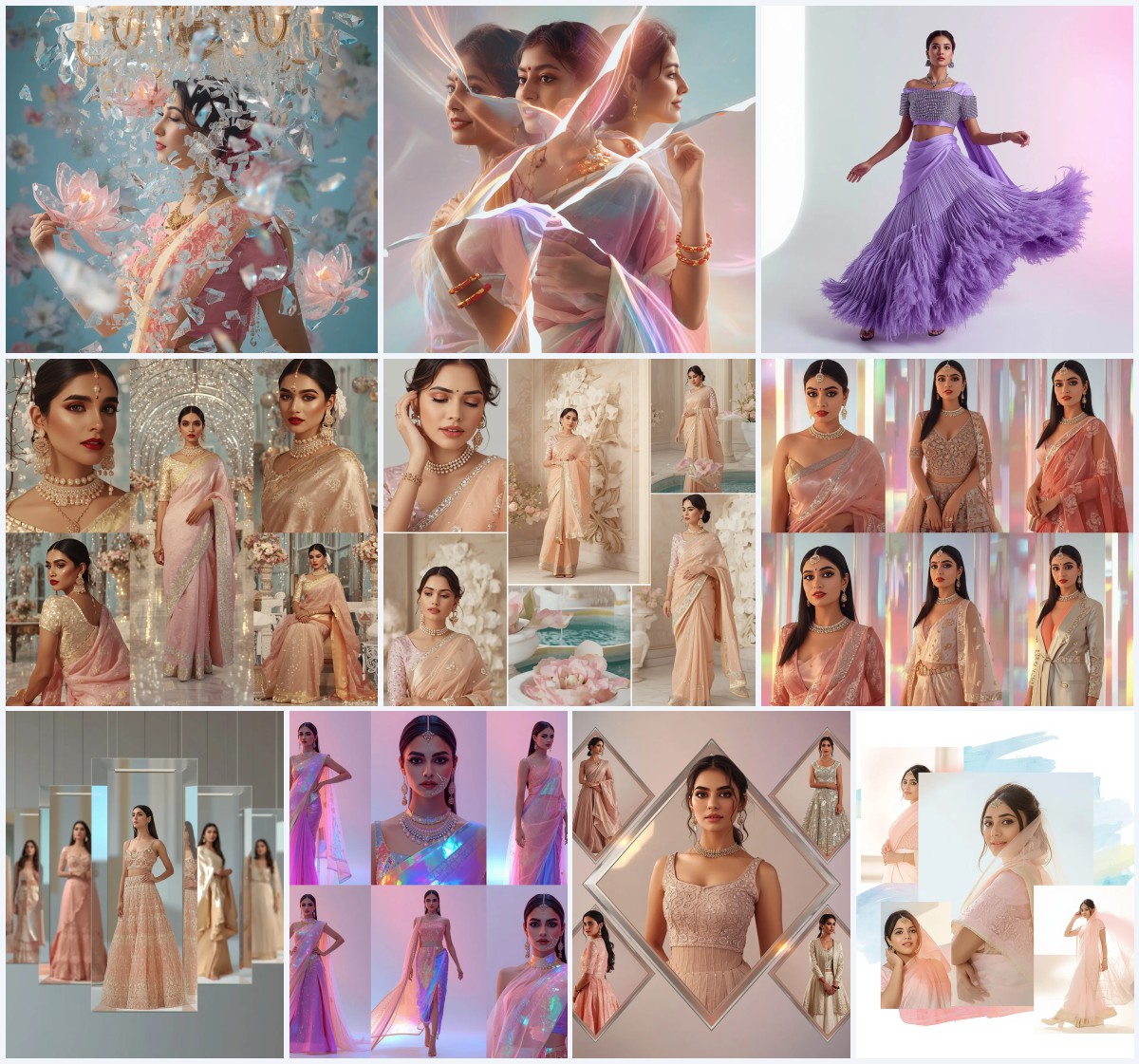Best 10 Floral Saree AI Prompts for Fresh and Feminine Portraits