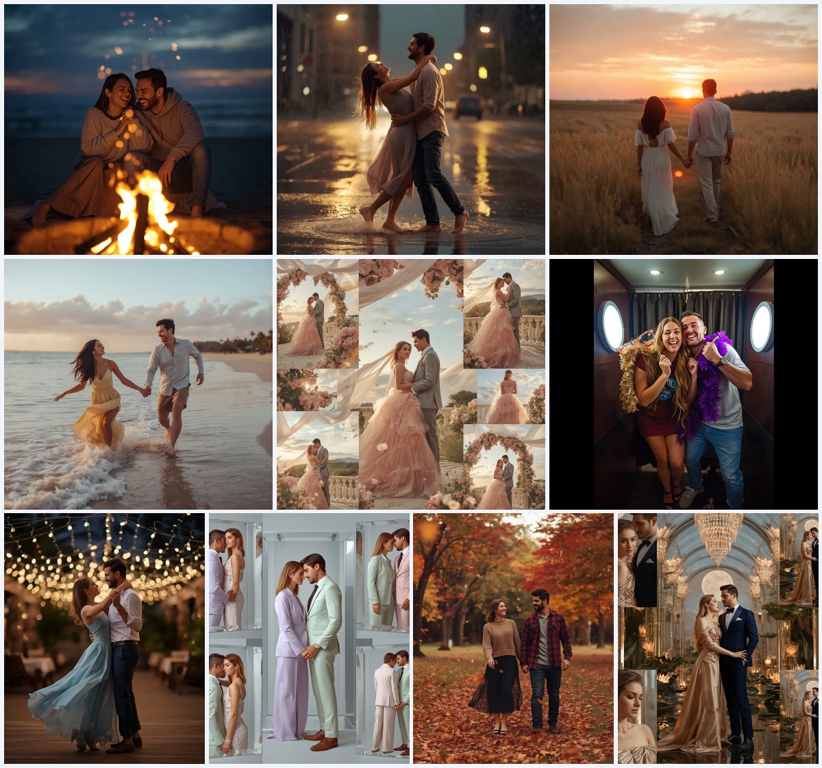 New 10 Lighthouse Couple AI Prompts for Coastal Romance with Ocean Views