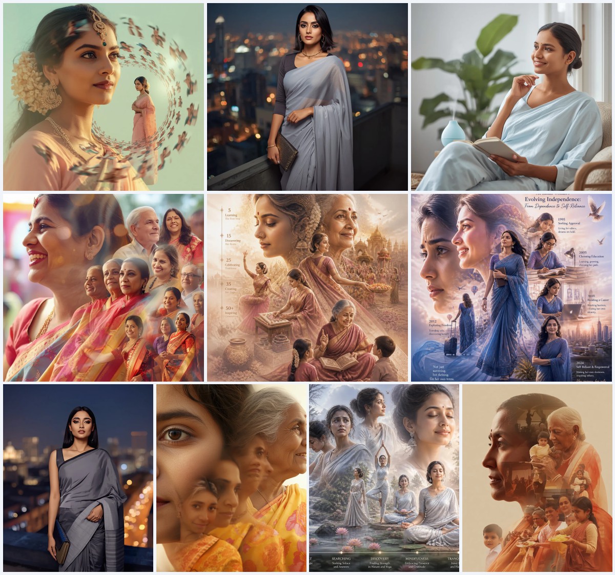 New 10 Yellow Saree AI Prompts for Cheerful and Sunny Dispositions