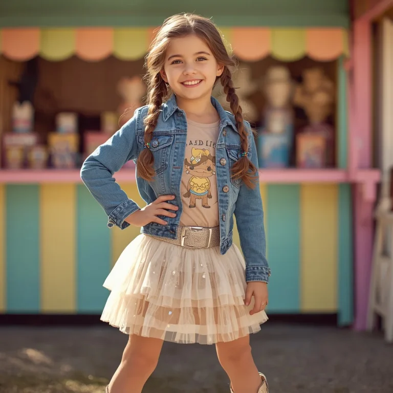 Tiny Fashionista: A Cute Girl’s Playful Style | Cute Girl Around