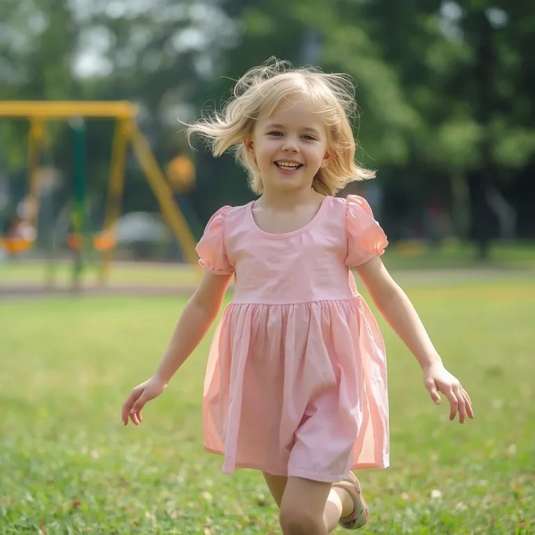 Young Girl’s Comfortable Cotton Sundress for a Playful Day | prompt for girl photo editing